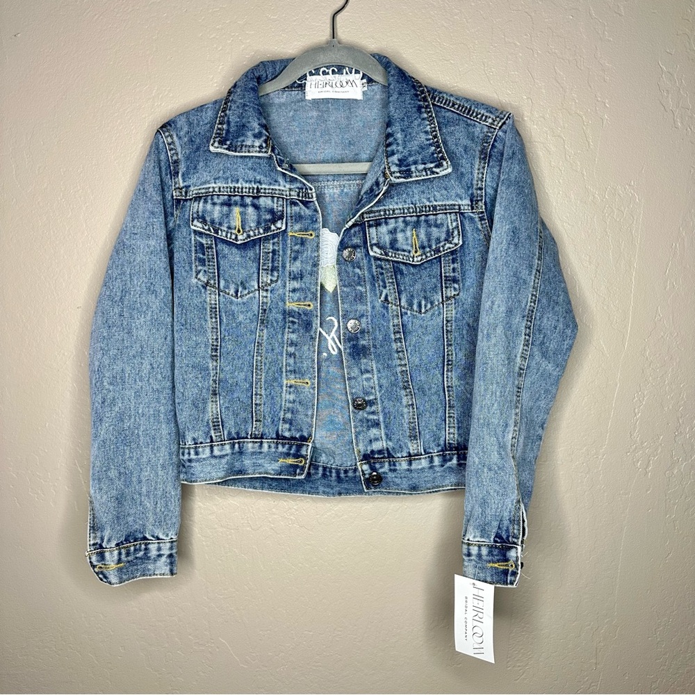 Heirloom Bridal Jean Jacket - 04.22.23 - Size XS